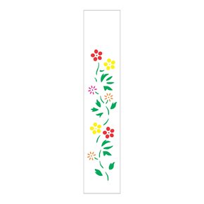Stencil Floral - 6x30 - Ref 6552