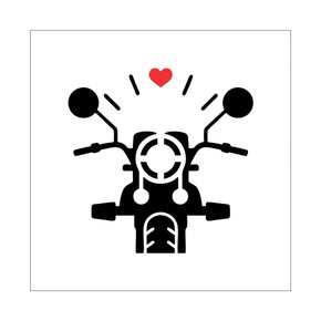 Stencil Motoqueiro - 14x14 - Ref C522