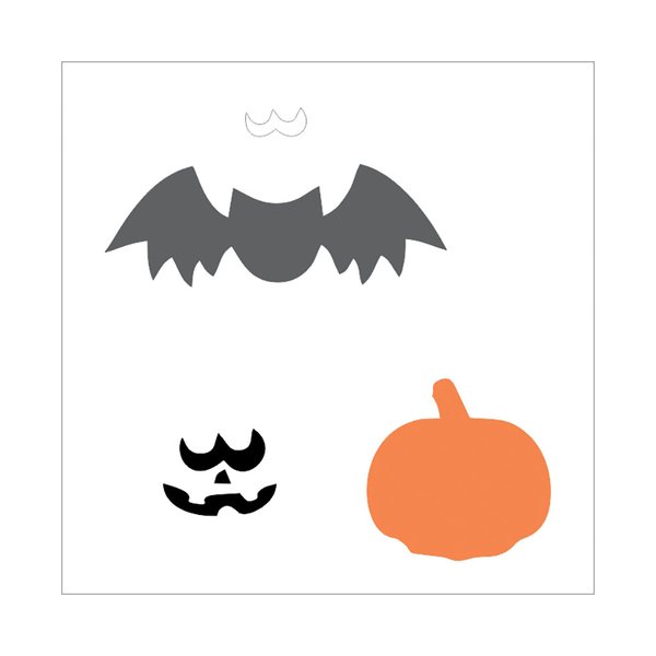 STOBOK 16 Pçs/2 Conjunto Molde De Estêncil De Morcego Para Casa  Reutilizável Desenho De Halloween Modelo De Parede De Pintura De  Plástico/Arte Para Fora Decoração De Bruxa Oca Para