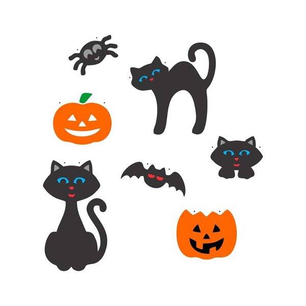 Moldes de bruxa para Halloween - Como fazer em casa  Halloween  silhouettes, Cat template, Halloween pictures