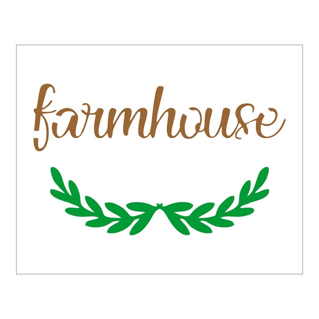 Stencil Farmhouse - 20x25 - Ref B331