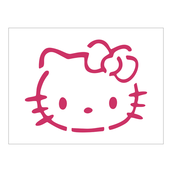 Hello Kitty Stencil