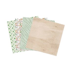 Papel Estampa Xadrez Azul Pastel Ref PE24