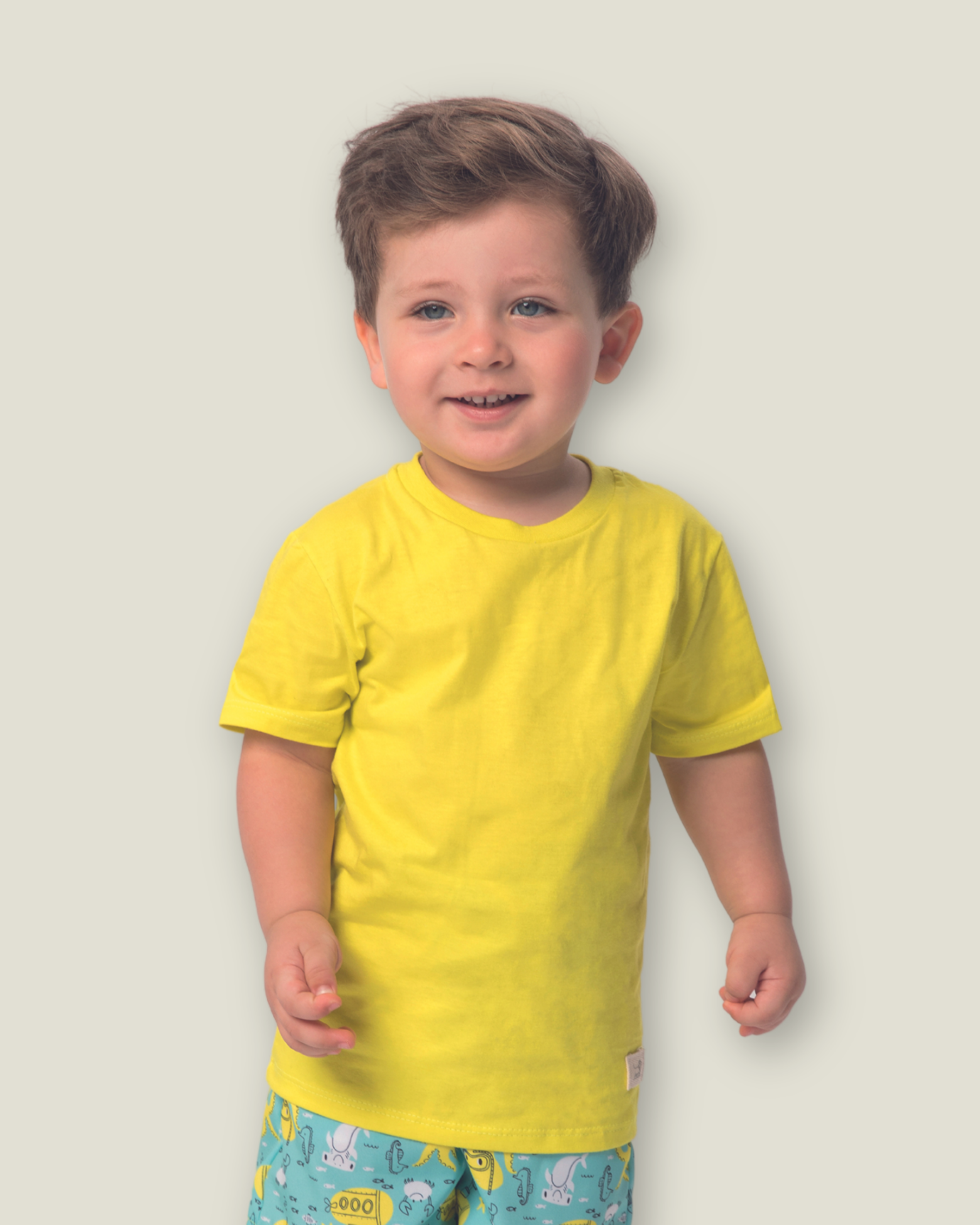 Camiseta Meia Malha Infantil - Menino