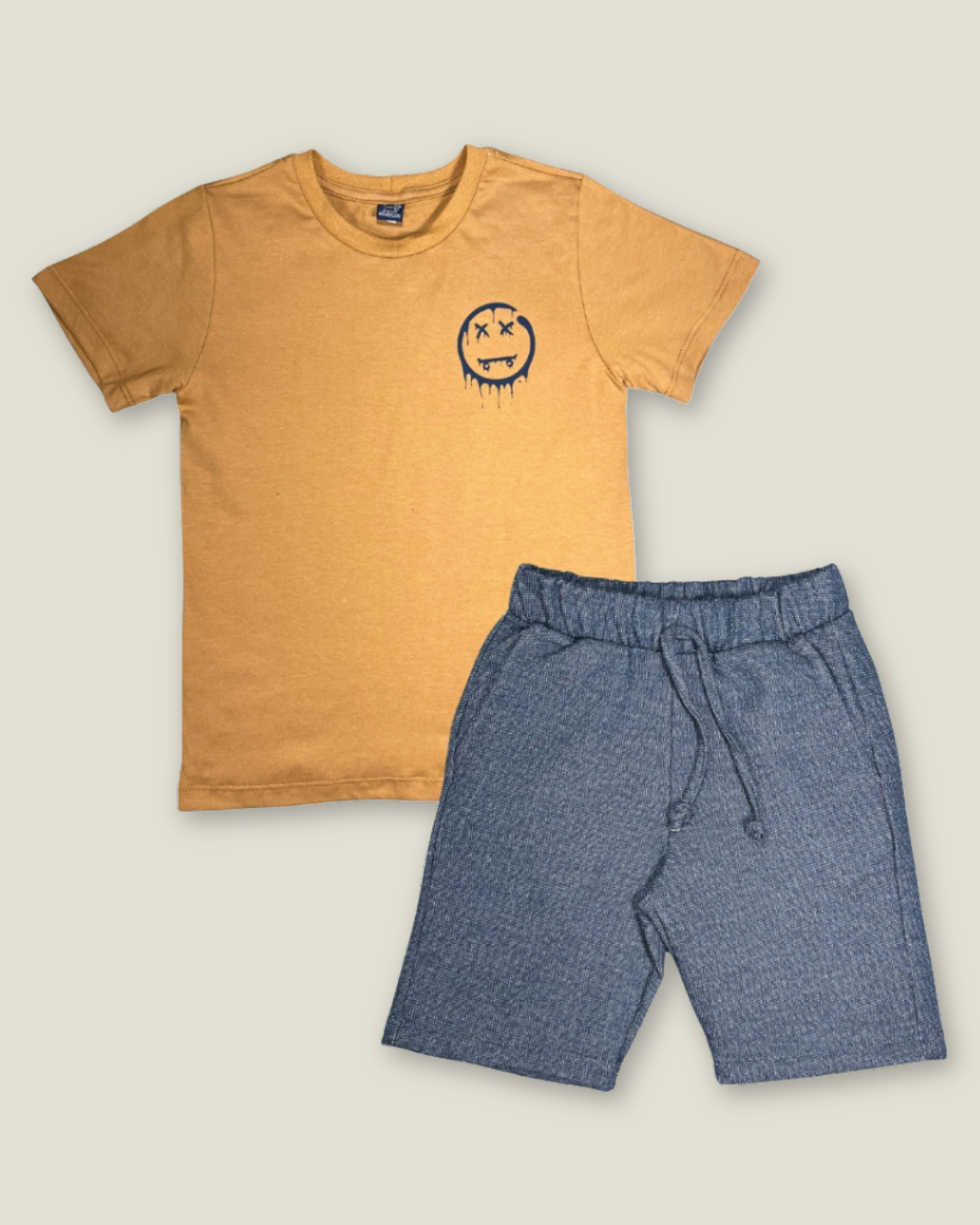 Conjunto de Roupa Infantil Camiseta e bermuda - Menino