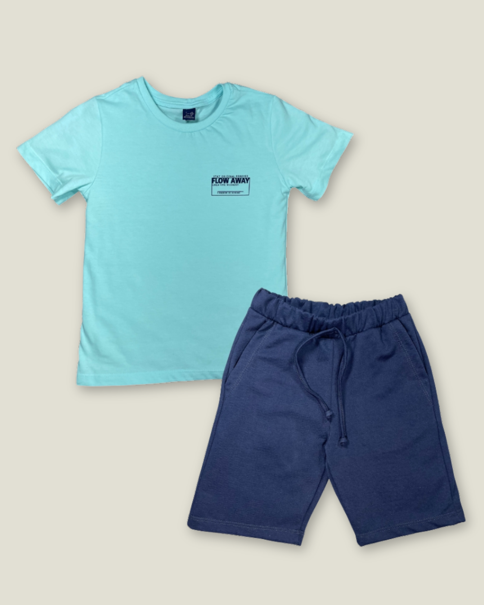 Conjunto de Roupa Infantil Camiseta E bermuda - Menino