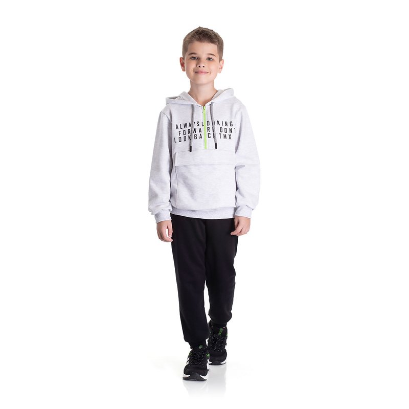 Conjunto Infantil Jaqueta/Calça Jogger Moletom-TMX