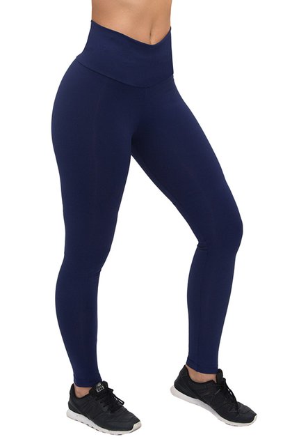 Legging Supplex Plus Cós Franzido Top Model