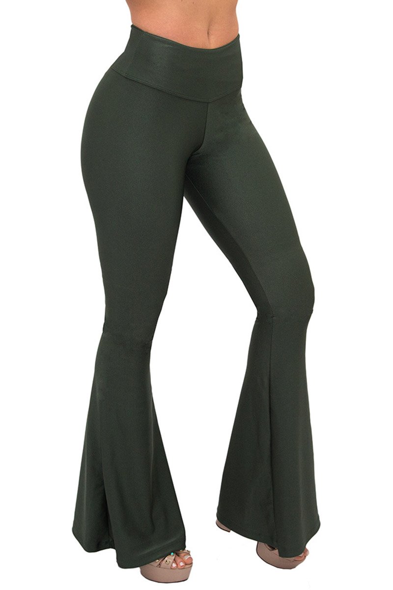 Calça sales lycra flare