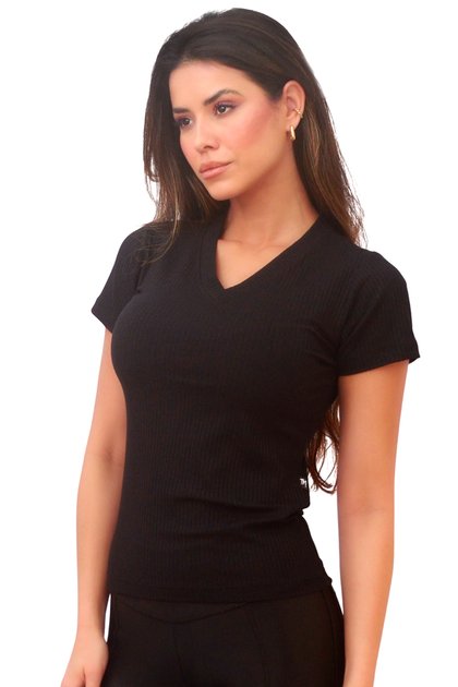 blu12002 blusa manga curta praxis top model preto f1