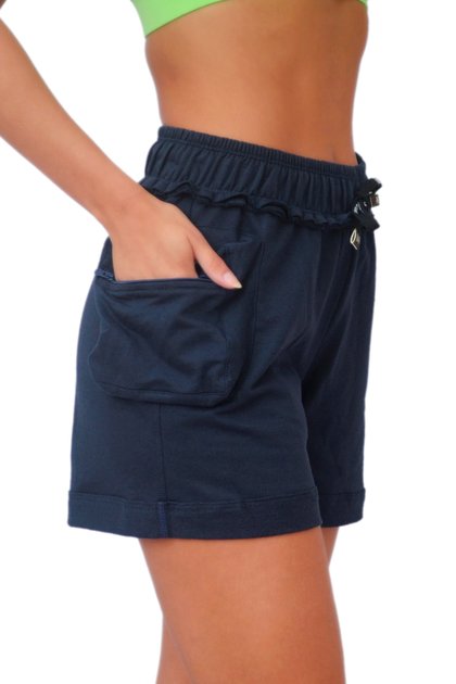 sho14000l shorts moletinho vacation azul marinho top model azul marinho f2