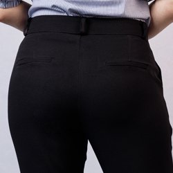 calca feminina liz preta detalhe costas