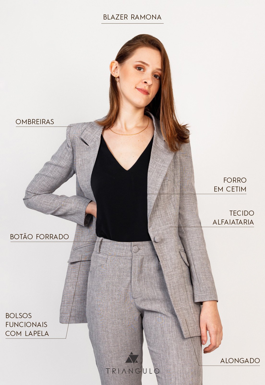 Blazer alfaiataria hot sale alongado