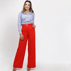 calca alfaiataria feminina pantalona vermelha yeda 250x250 3