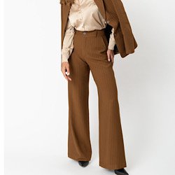 calca alfaiataria feminina pantalona risca de giz marrom yohana 250x250 1