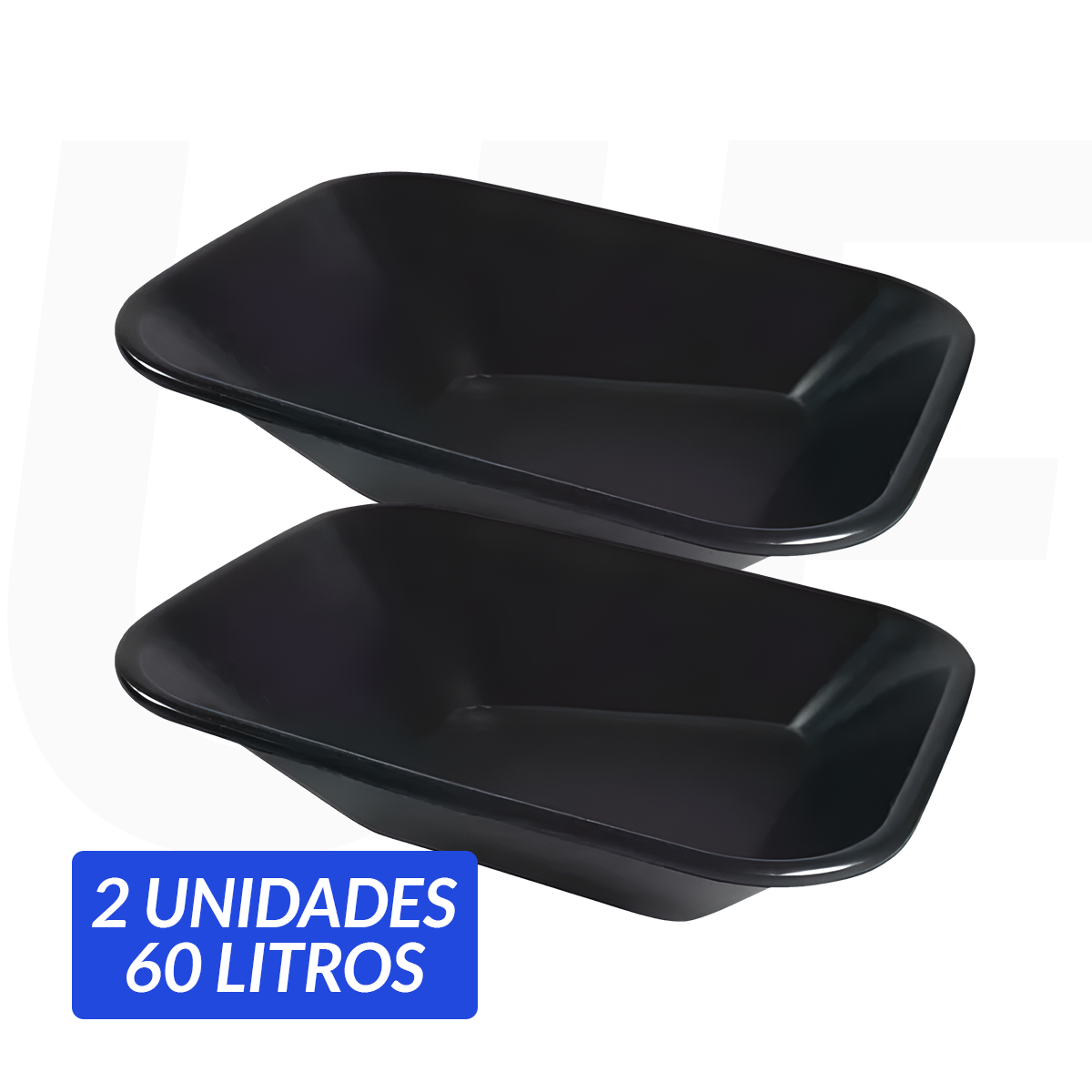 kit 2 cacamba preta