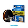 Linha Multifilamento Shimano KAIRIKI | 4 Fios - 150m - Laranja (Hi Vis Orange) Linha Multifilamento Shimano KAIRIKI | 4 Fios - 150m - Laranja (Hi Vis Orange)