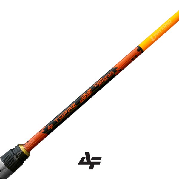 vara topaz molinete albatroz fishing laranja