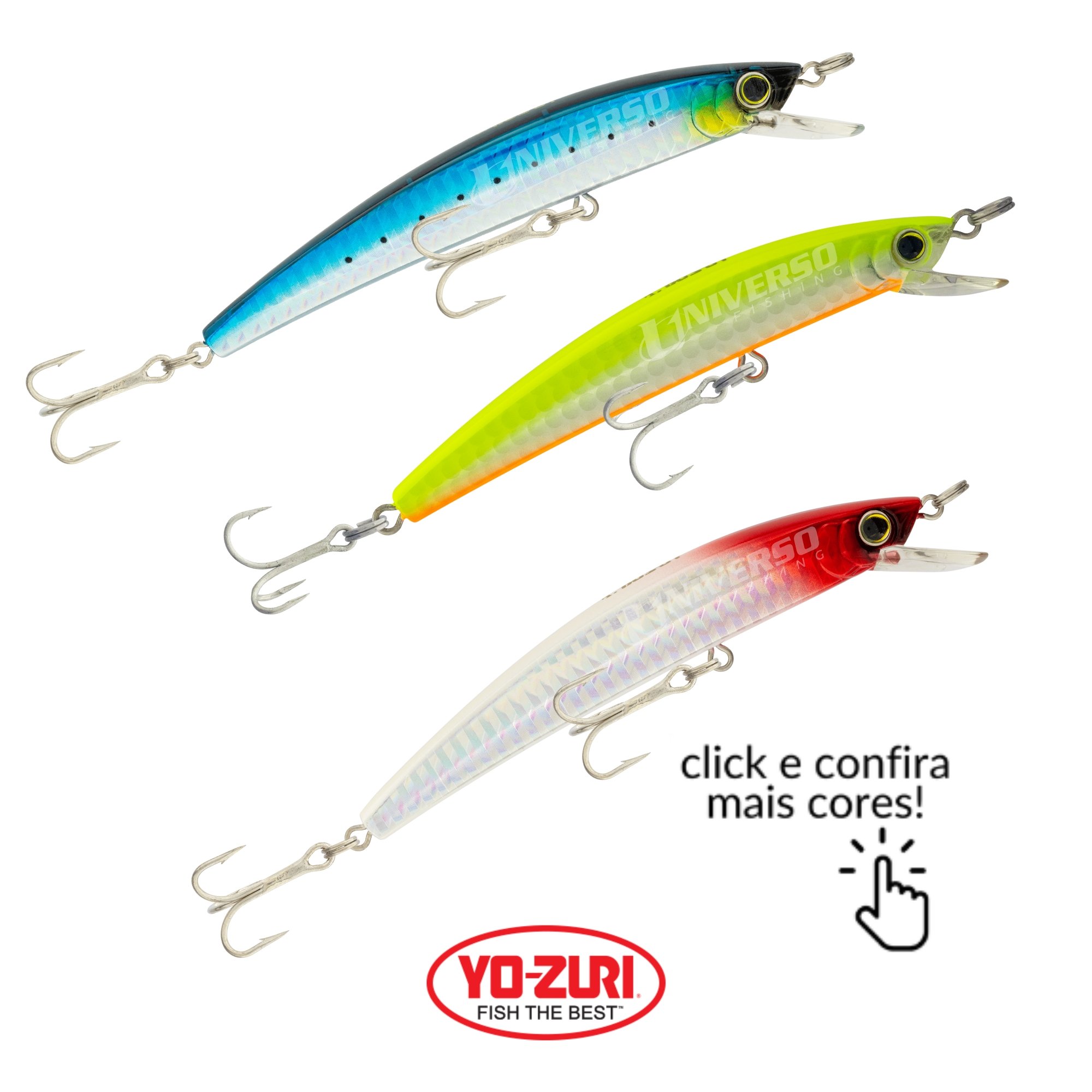Leurre Yo-Zuri Crystal Minnow 70mm 5gr Flottant - AR.851 - Neuf