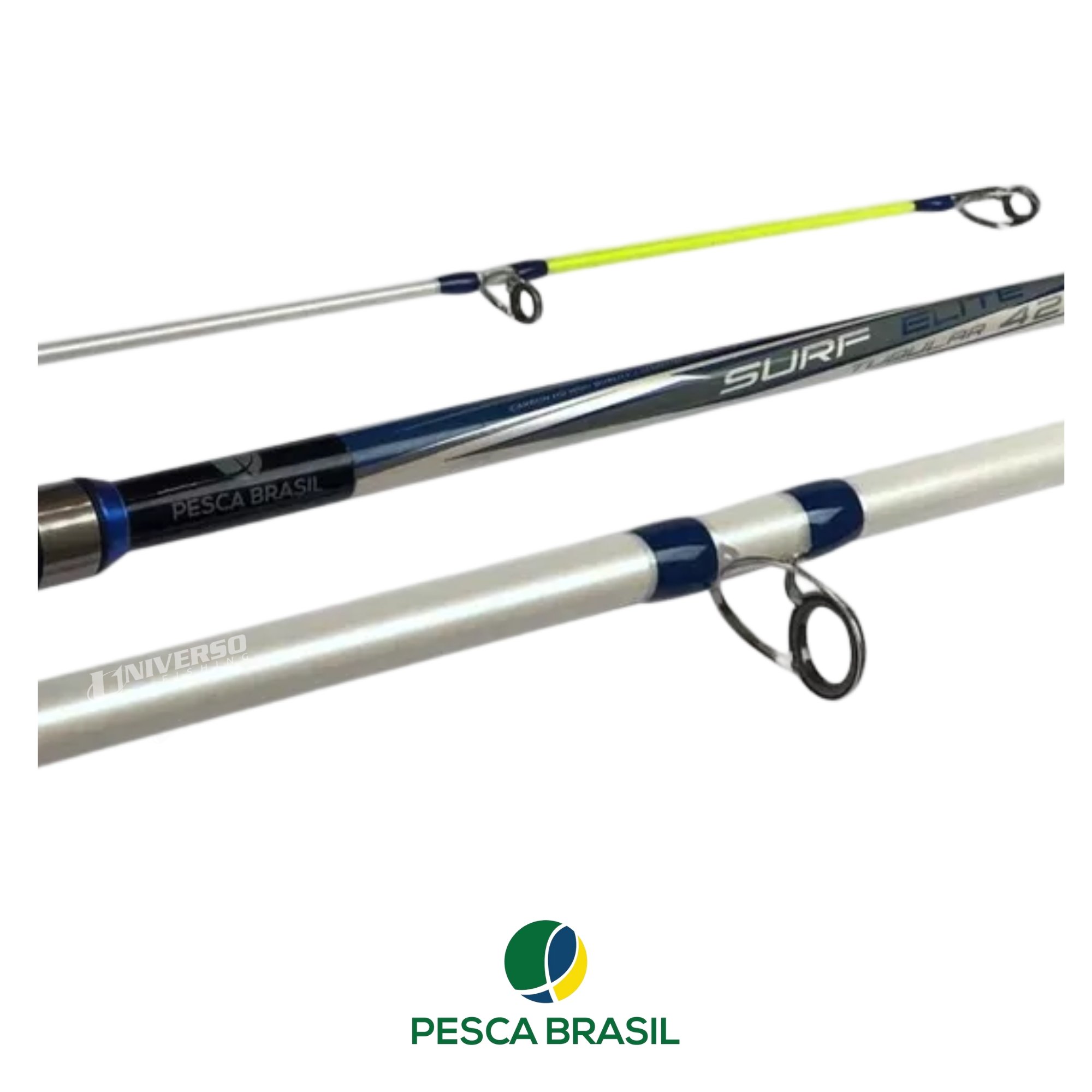 Vara Pesca Brasil Surf Elite M Partes G G Para Molinete