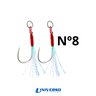 Assist Hook MICRO com Cristal Flash (HASTE CURTA) com 2 Unidades Assist Hook MICRO com Cristal Flash (HASTE CURTA) com 2 Unidades