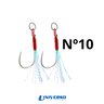 Assist Hook MICRO com Cristal Flash (HASTE CURTA) com 2 Unidades Assist Hook MICRO com Cristal Flash (HASTE CURTA) com 2 Unidades