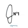 Snap Arsenal da Pesca Black Nickel New Hook - 10pçs Snap Arsenal da Pesca Black Nickel New Hook - 10pçs