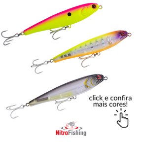 Isca Artificial Nelson Nakamura Zap 120 - 12cm 18gr (Várias Cores)