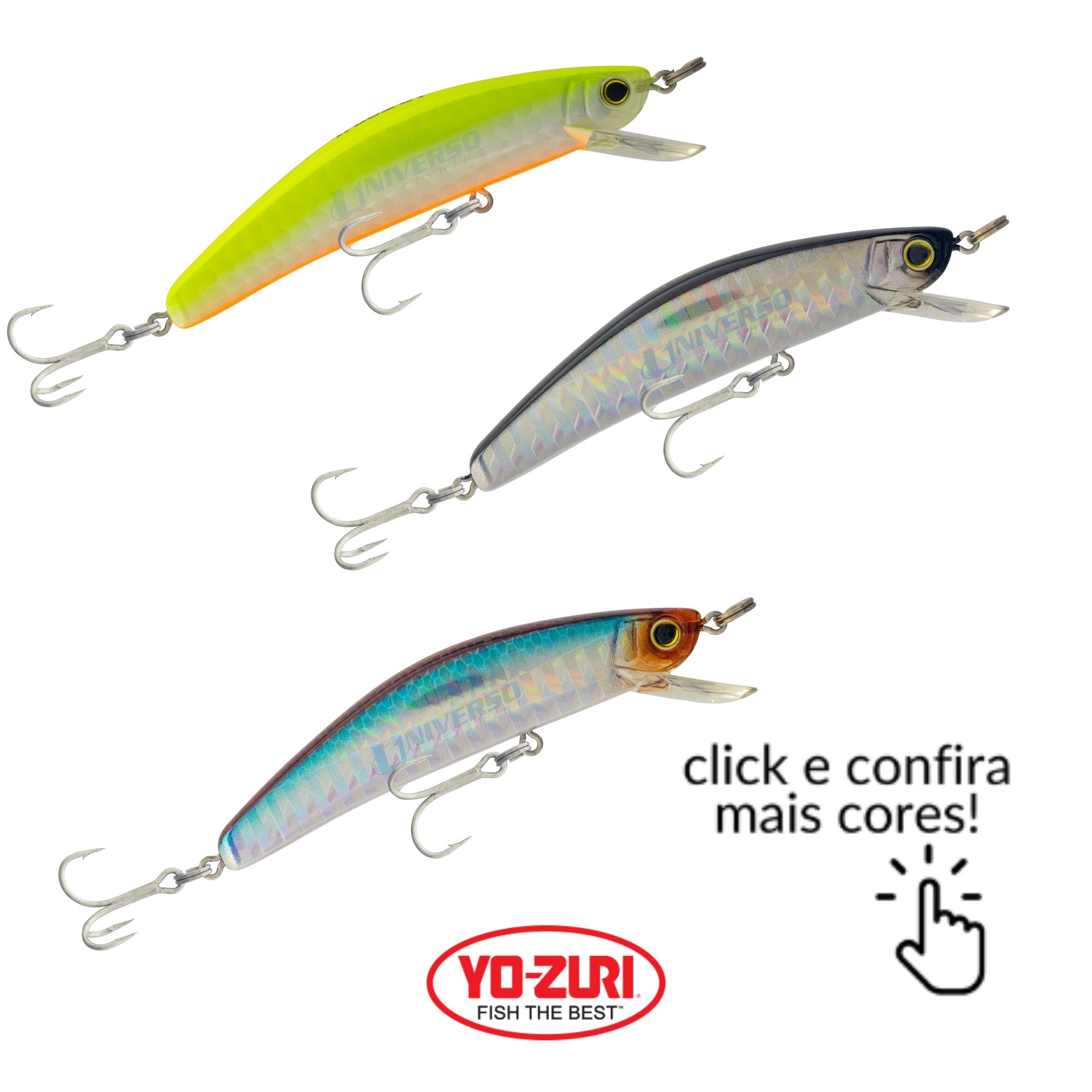 Isca Yo Zuri Crystal Minnow 70f 7cm 5g Floating