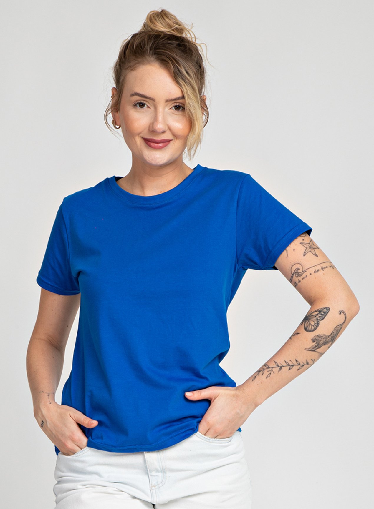 Camisa de best sale algodão feminina