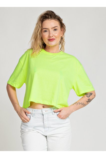 Blusinha Cropped Blusa Camiseta Thsirt Feminina Mini Blusa Verão Tendência  estampas coloridas cores Neon coração LGBTQ+