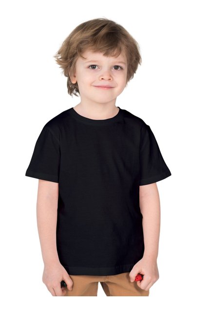 Camiseta Infantil Juvenil Rosa Negra