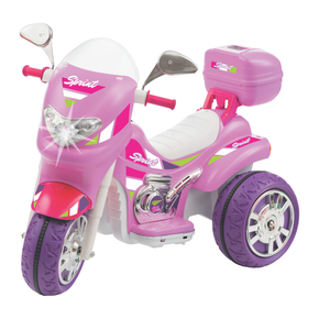 Moto Eletrica Infantil Biemme Sprint Turbo 12V Capacete Azul na