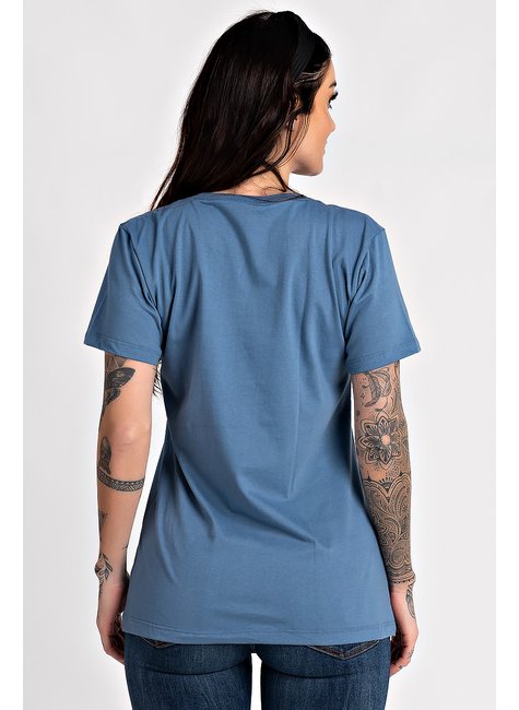 T-Shirt Feminina Crazy Azul Cobalto - South River (P ao GG)