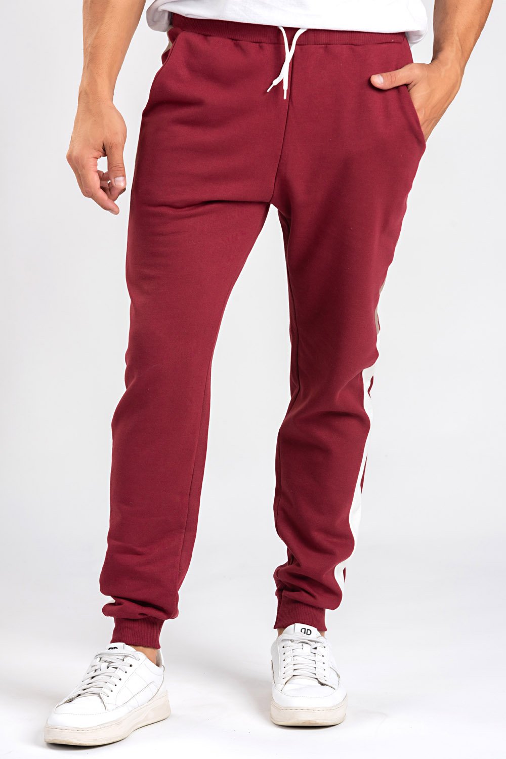 Calça de moletom store listrada