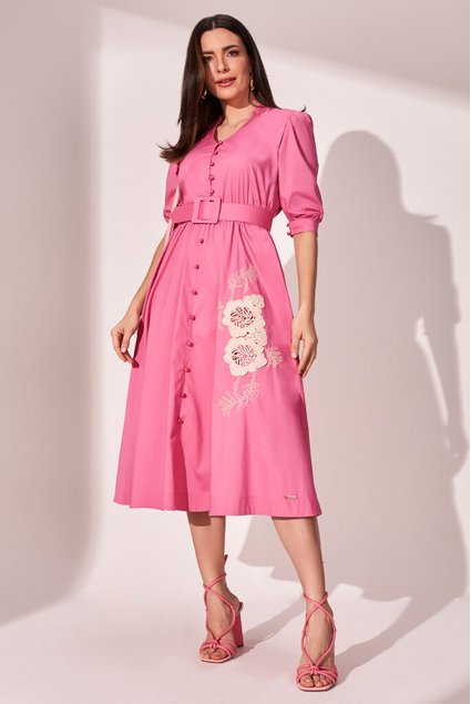vestido rosa bordado 1