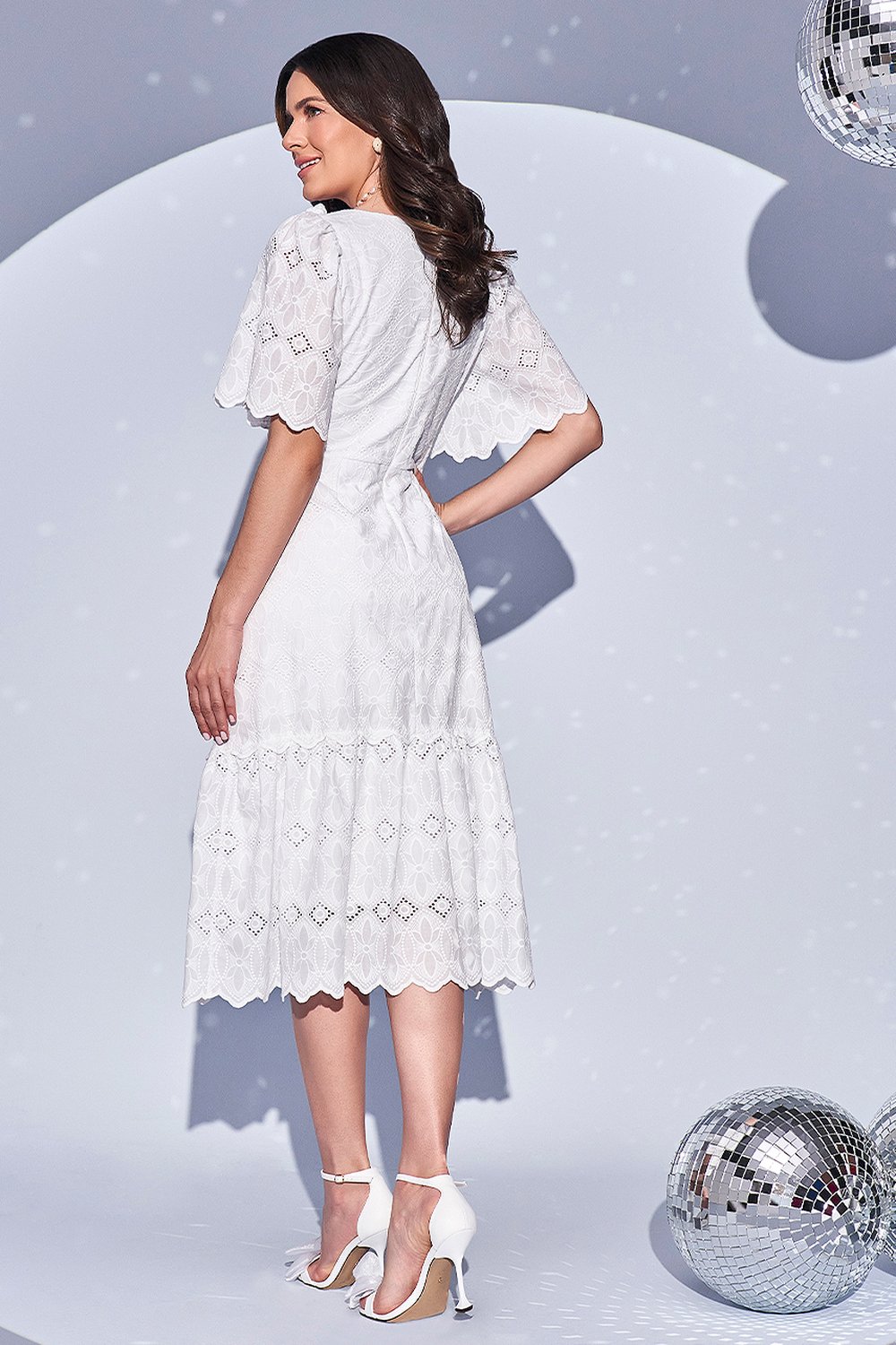 Robe Fran Curto Liganete Branco - le antunie