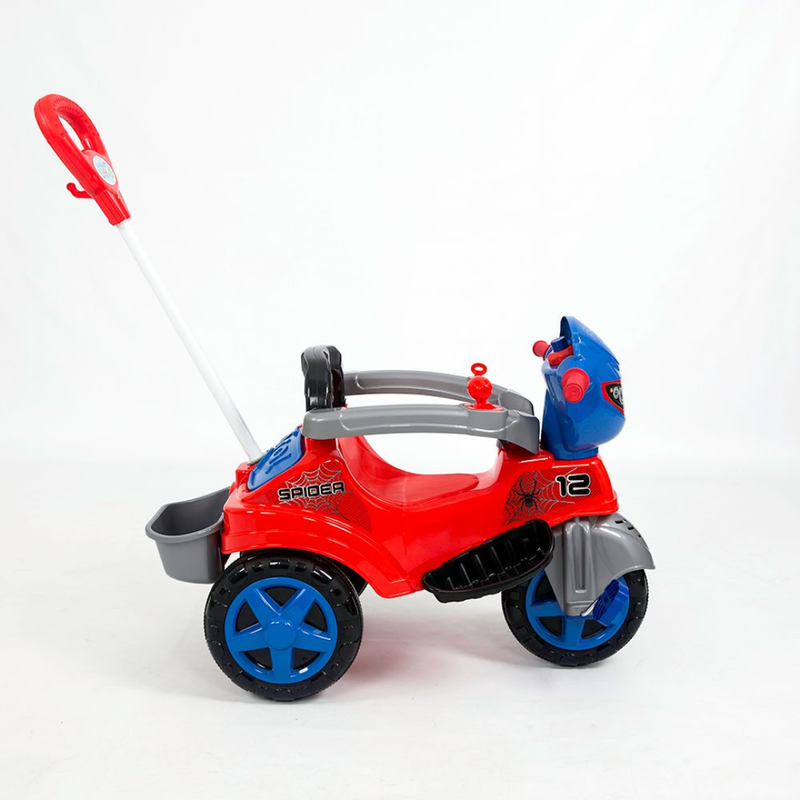 Quadriciclo Infantil a Pedal Spider - Maral com Empurrador, Shopping