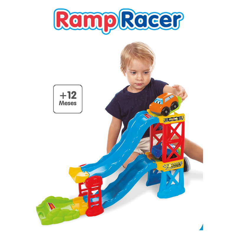 Ramp Racer 3 Formas De Montar Pista De Corrida + 2 Carrinhos