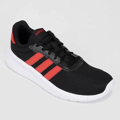 Tenis adidas vermelho e preto discount