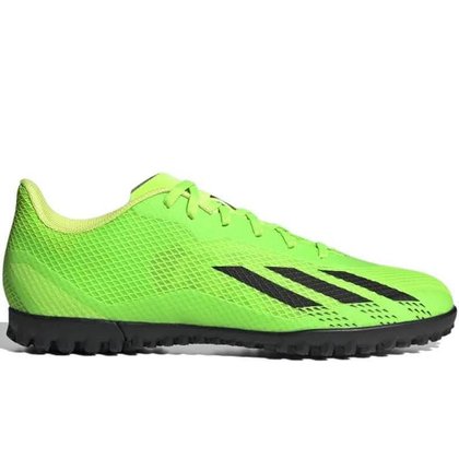 Chuteira Society Adidas X Speedportal.4 Tf Masculina Verde Preta