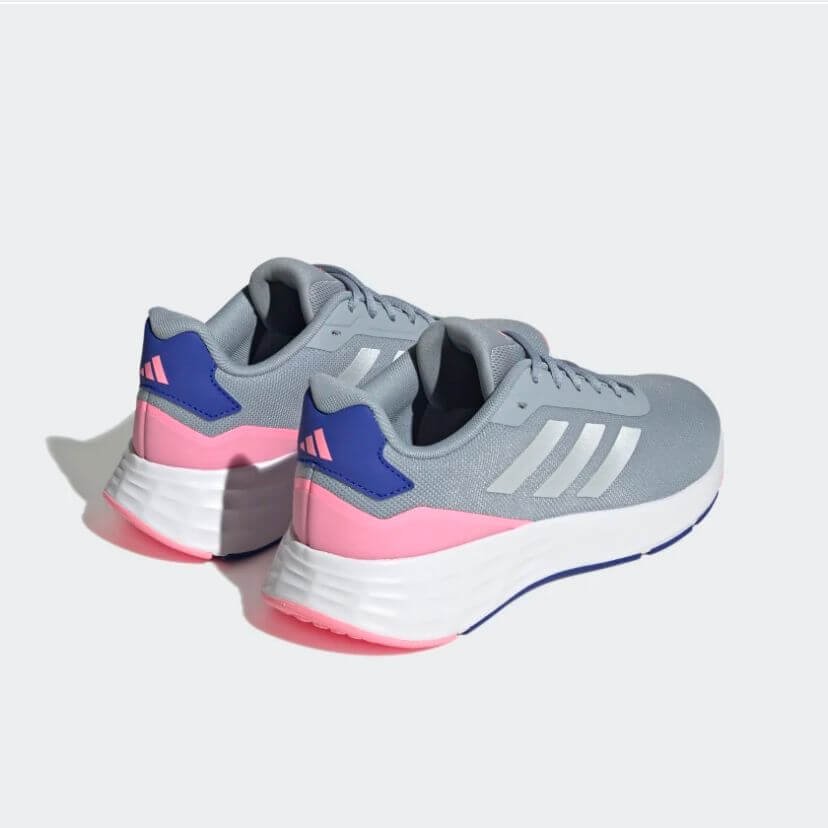 Adidas cinza com sales rosa