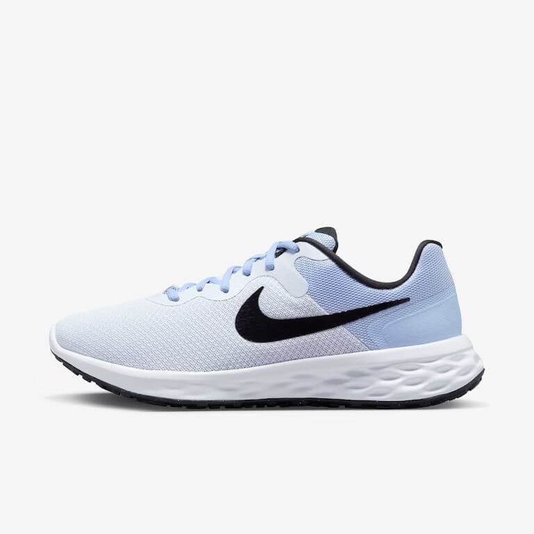 Tenis nike azul hot sale e branco masculino