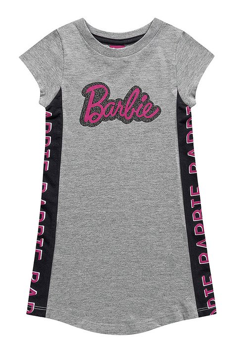 Vestido Fakini Infantil Barbie Cinza - Compre Agora