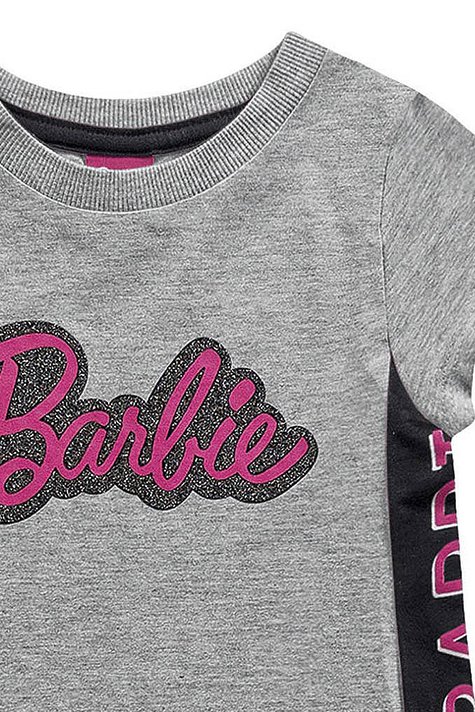 Vestido Fakini Infantil Barbie Cinza - Compre Agora