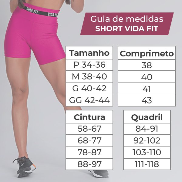 Tabela de medidas Tabela de medidas