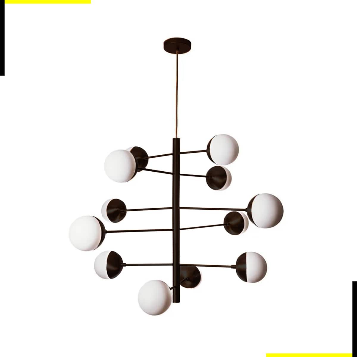 Luminária Pendente Satélite Ø95cm 12G9 Usina