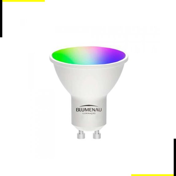 Lâmpada Dicróica Smart Rgb Cct Mr16 Gu10 380lm 5w Bivolt Blumenau