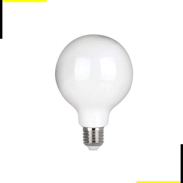 Lampadina LED decorativa Milky - E27 G95 - 6W - 3000K