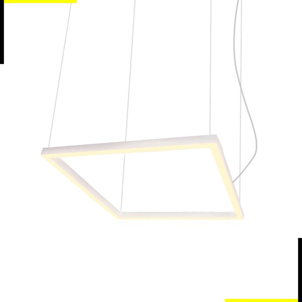 Luminária Pendente Office Vega Plus Perfil Quadrado
